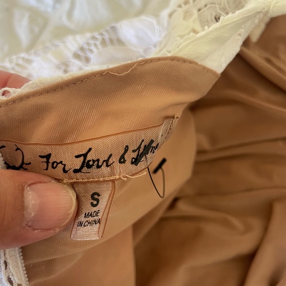 For Love And Lemons  white Lace Ruffled Fit-and-Flare Sundress - Picture 8 of 11